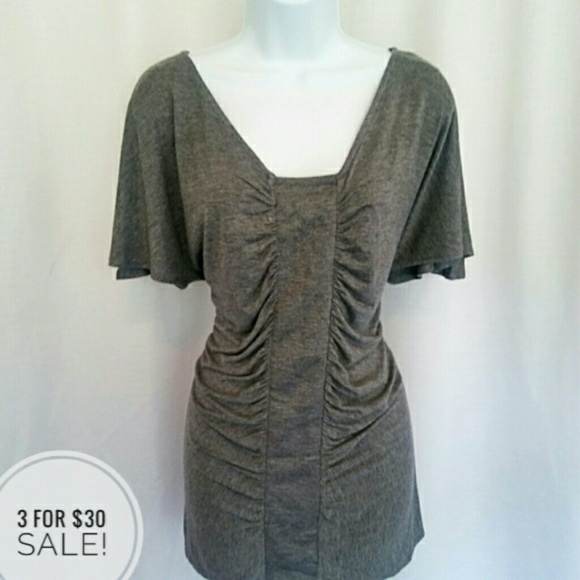 Cache Tops - Cache ruched flowy top size large